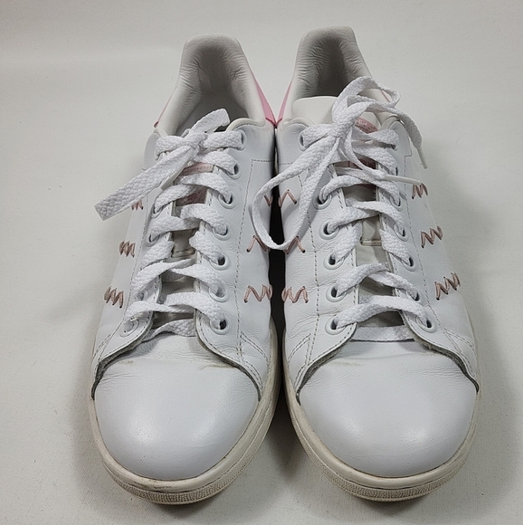Adidas Stan Smith White Sneakers Size 8.5 - Picture 2 of 9